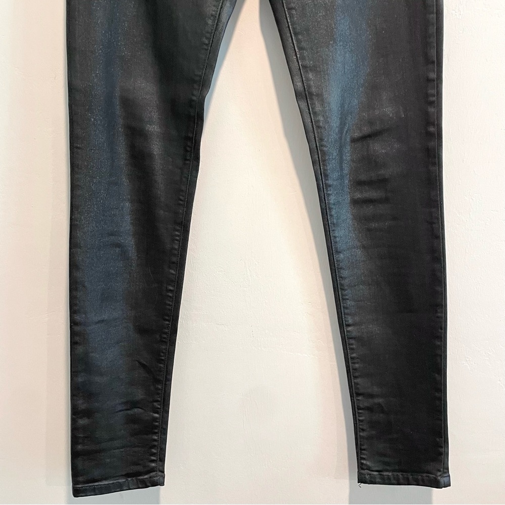 Plastic By Gly Coated Skinny Jeans View 3